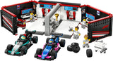 60444 Garage con monoposto Mercedes-AMG e Alpine F1