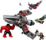 76292 Battaglia Captain America vs Hulk Rosso