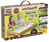 Tavolo Multi Attività 3 in 1 - Montessori