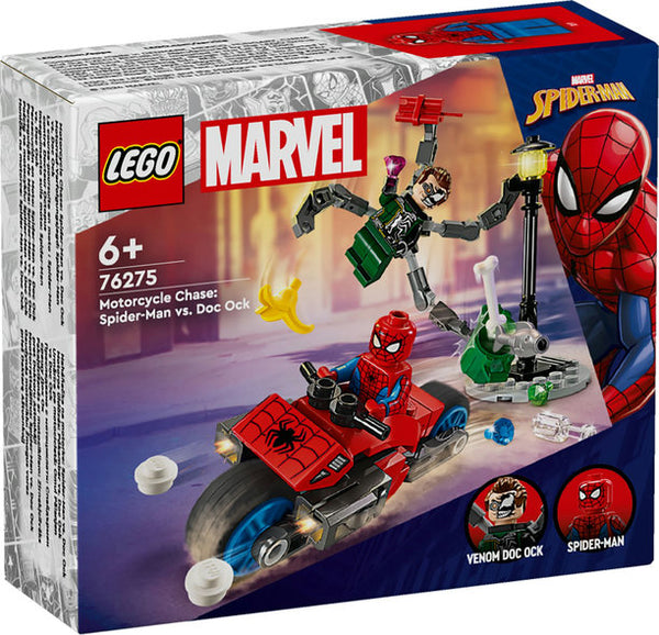 76275 Inseguimento sulla Moto: Spider-Man vs Doc Ock