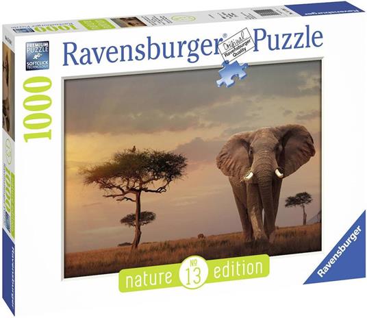 15159  - Puzzle 1000 pezzi - Elefante del Masai Mara - Nature Edition n 13