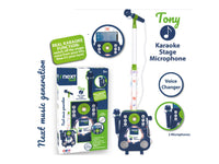 Tony Karaoke Sound Box con 2 microfoni