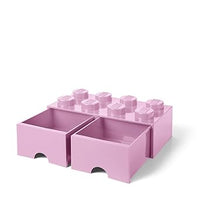 Lego Cassettiera 8 Brick Maxi - Rosa