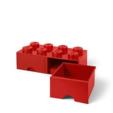 Lego Cassettiera 8 Brick Maxi - Rosso