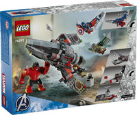 76292 Battaglia Captain America vs Hulk Rosso