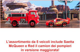 Cars Box trasformabile con 5 veicoli HFN81 include RED