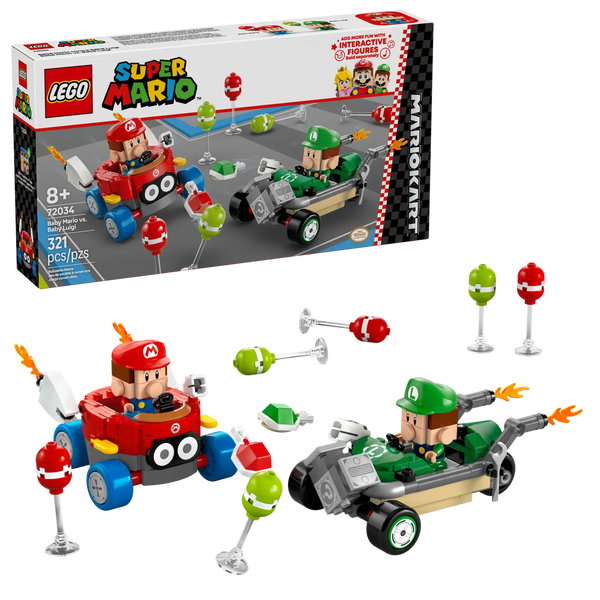 72034 Mario Kart™: Baby Mario vs Baby Luigi