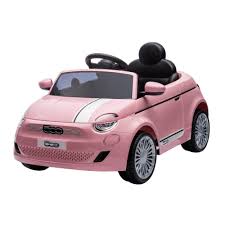 Fiat 500 Elettrica 12 Volts Rosa