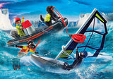 Playmobil 70141 - Gommone della Guardia Costiera