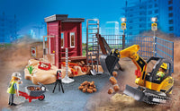 Playmobil 70443 - Mini Escavatore con Cantiere