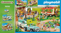 Playmobil 70510 - Ranch dei Pony con Roulotte