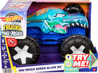 Hot Wheels Monster Truck Radiocomandato Mega Wrex Alive JBD90