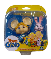 Topo Gigio - Gigio e G Team  - Pack 2 personaggi  12 cm