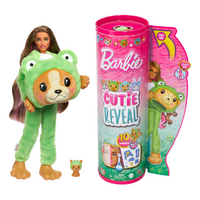 Barbie - Cutie Reveal costume di peluche rana - HKR24