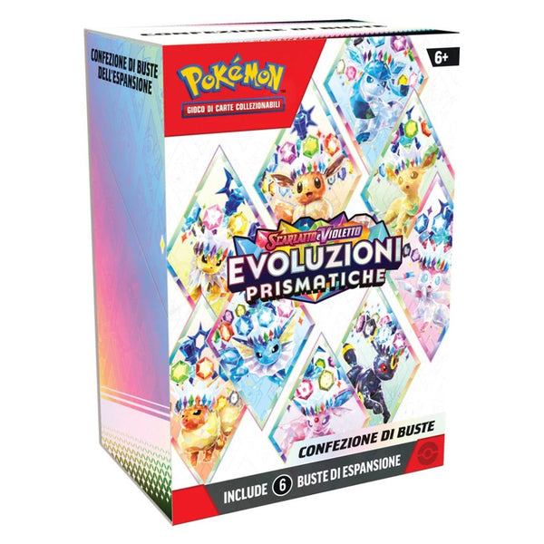 Pokémon - Evoluzioni Prismatiche Box 6 bustine