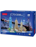 CBF City Line New York - Puzzle 3D