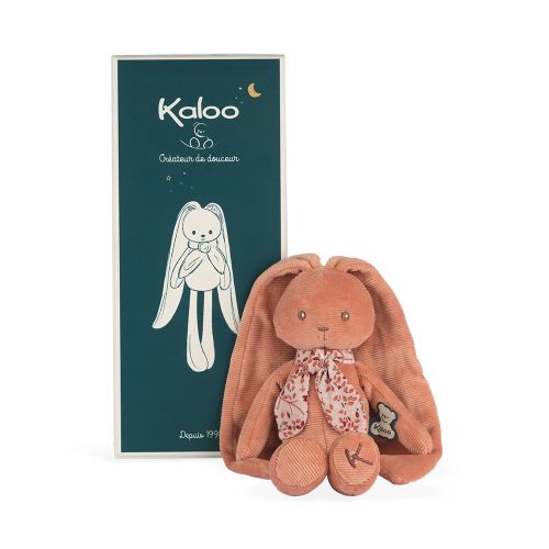 PELUCHE CONIGLIETTO IN VELLUTO TERRACOTTA 25 CM