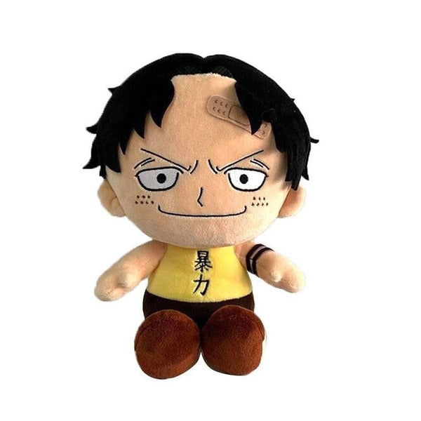 One Piece plush 25 cm - ACE smiling