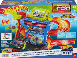 Hot Wheels Tunnel Twist Car Wash HTN80