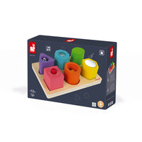 PUZZLE 6 CUBI SENSORIALI I WOOD