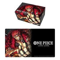 One Piece Card Game Playmat and Storage Box Set EUSTASS "CAPTAIN" KIDD