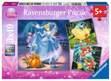 Puzzle 3 x 49 pezzi - Principesse Disney (dai 5 anni) 09339