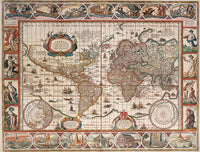 Puzzle 2000 pezzi cod. 16633 - Mappamondo del 1650